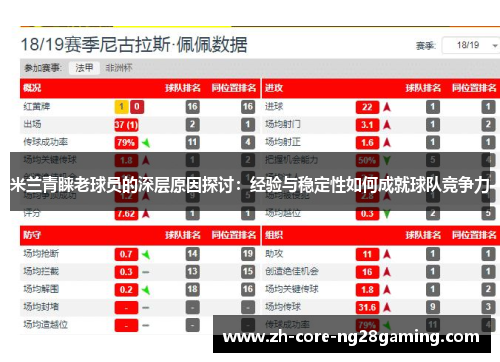 米兰青睐老球员的深层原因探讨：经验与稳定性如何成就球队竞争力